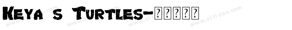 Keya s Turtles字体转换